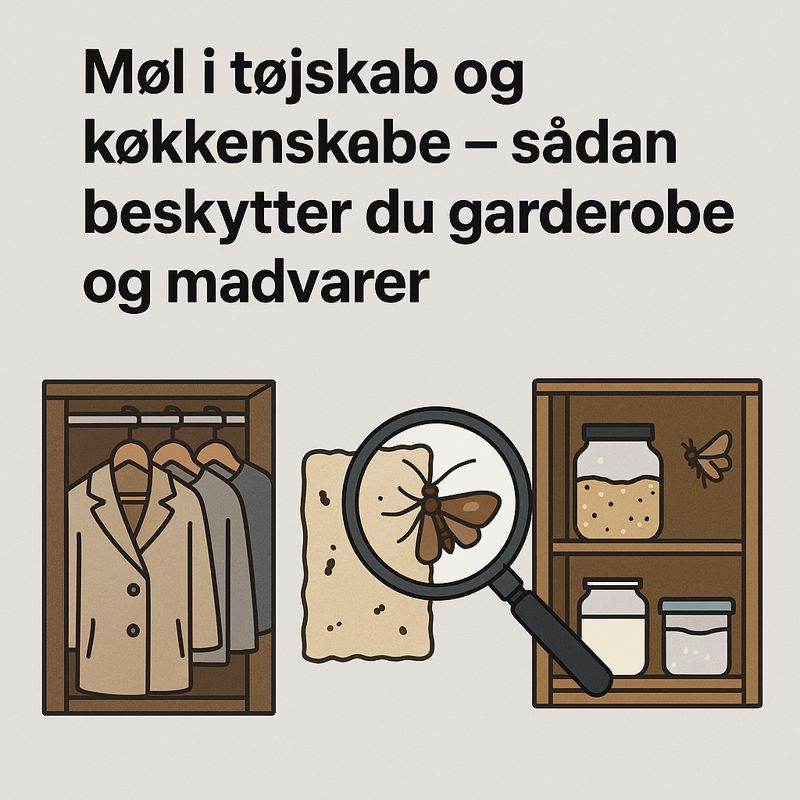 bekæmpelse af møl i hjem og lager