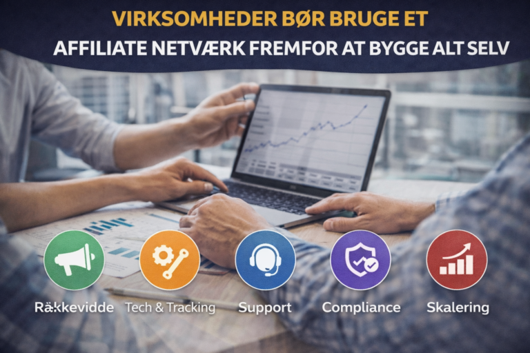 affiliate netværk vs bygge selv