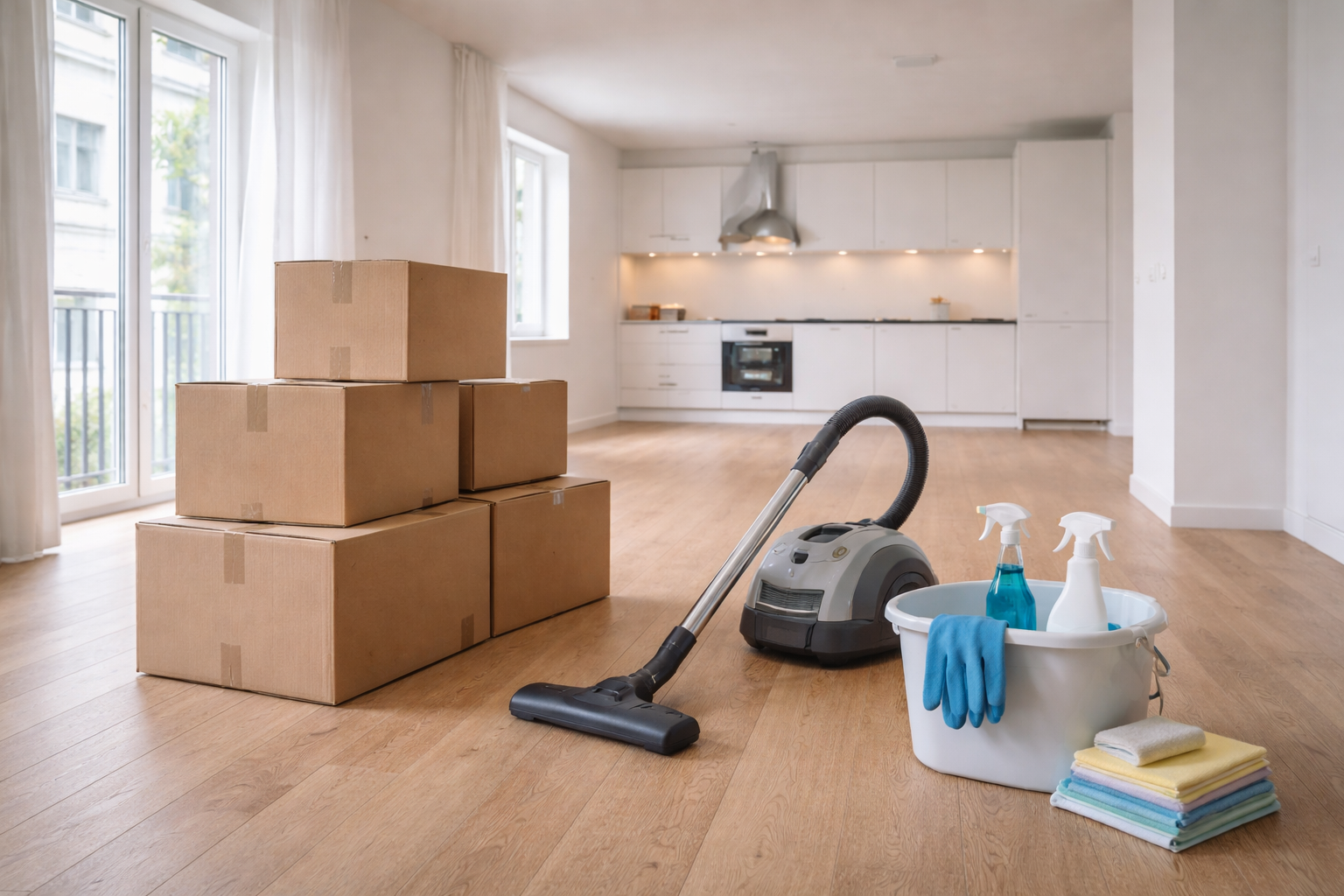 flytning og flytterengøring