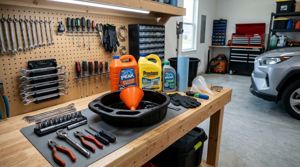 Professional photorealistic image of a well-organized home g